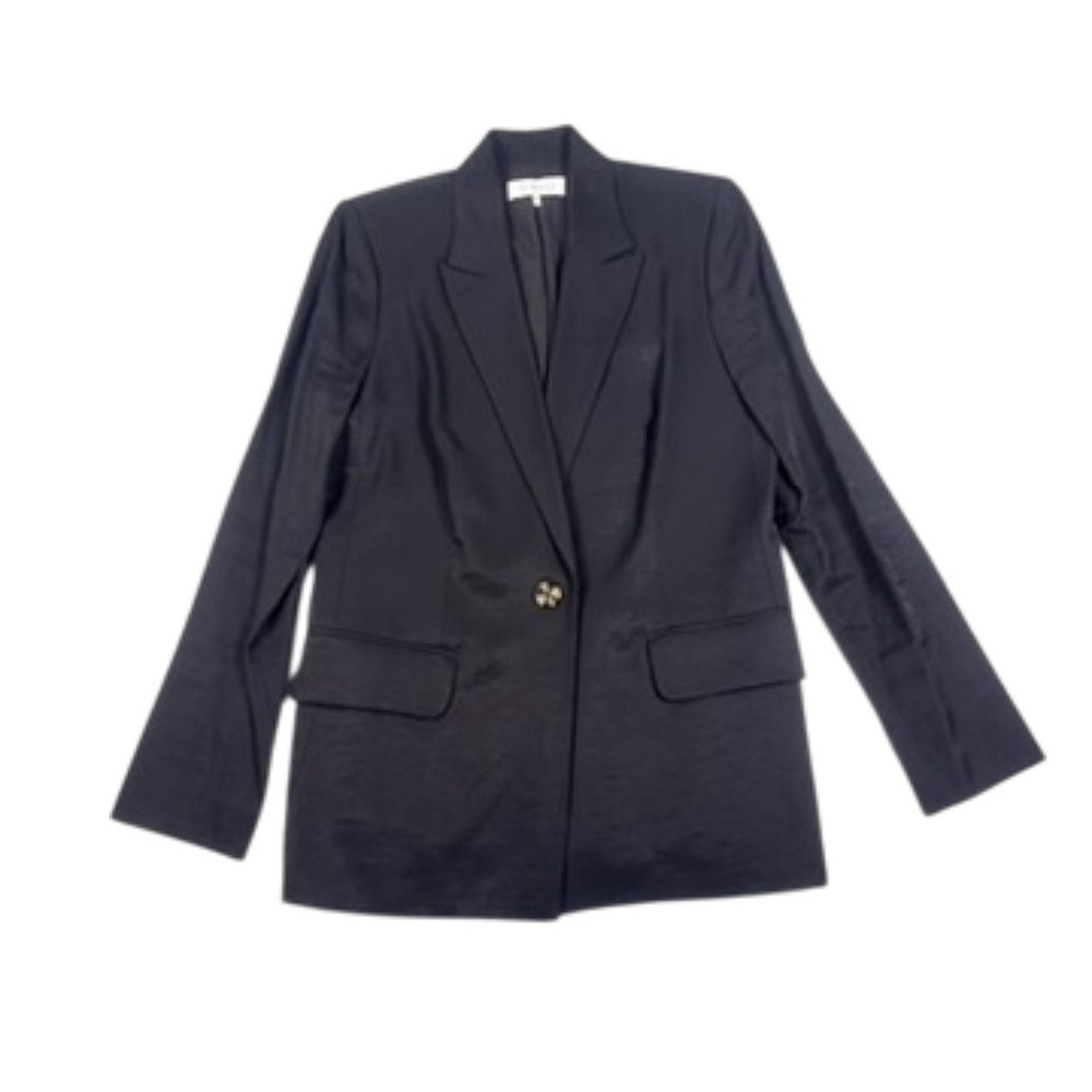 WAYF Black Single-Button Oversized Fit Blazer XS‎ - Picture 9 of 13